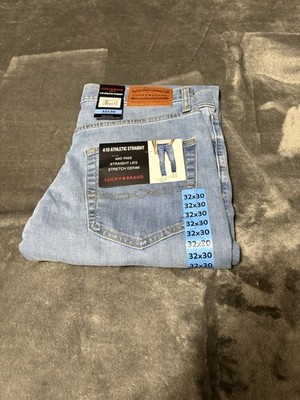 Lucky Brand 410 Athletic Slim Jeans Men's Size 32x30 Light Blue Denim Pants