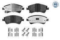 Meyle Bremsbelagsatz, Scheibenbremse MEYLE-PD: Advanced Perform 025 242 0419/PD