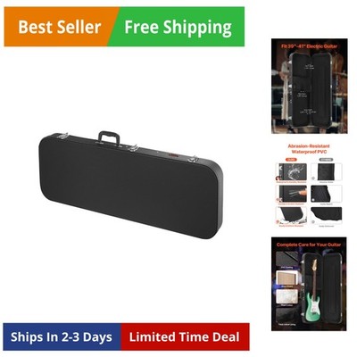 Electric Guitar Hard Case, 43.11 in Rectangular Guitar Hard Case, With Lock L...