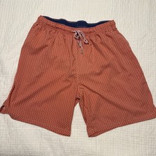 Peter Millar Seaside Collect Swim Trunks Mens XL Cred (Red) Marlin  Print 8