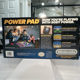 Nintendo NES Power Pad Video Game In Box With Game Great Condition