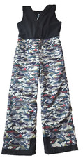 Arctix Kids Limitless Black Fleece-Top Snow Bib Overalls Waterproof Size Medium