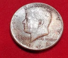 ☆90% Silver 1964 JFK Kennedy Half Dollar BU - Toner #K1☆