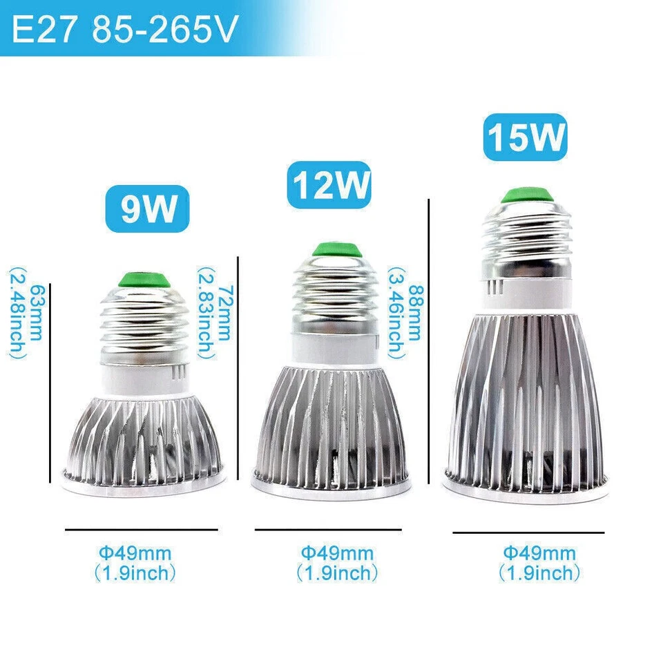 E14 E27 GU10 LED Glühbirne Spot Strahler 230V Warmweiß Kaltweiß Birne Strahler - Bild 3 von 4