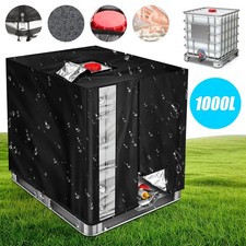 1000L IBC Tank Abdeckung wasserdicht UV-Folie Schutzh&uuml;lle Regenwassertank Cover