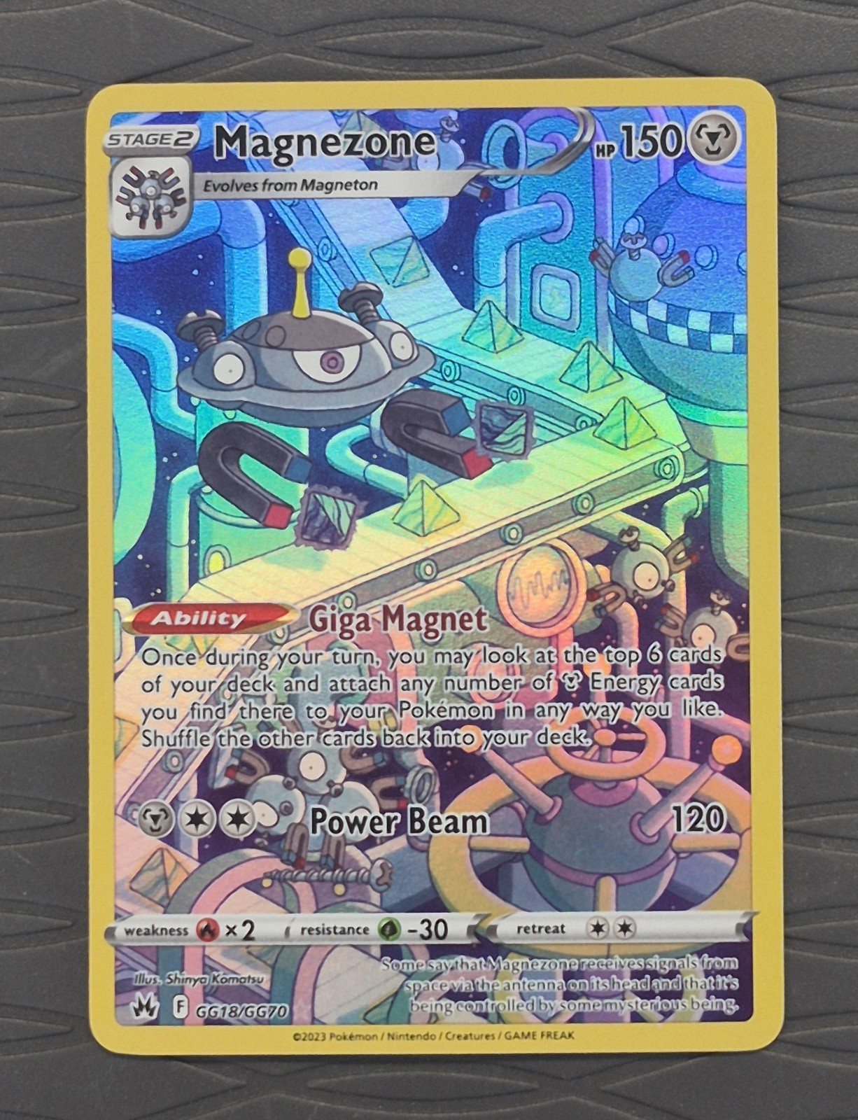 Magnezone GG18/GG70 Pokemon Crown Zenith Galarian Gallery Pokémon Card NM