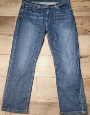Levi's 559 Relaxed Straight Jeans Mens 36x30 Blue Denim Cotton Stretch Casual