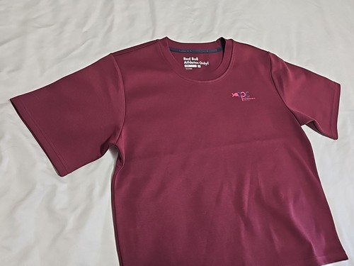 ¡Solo atletas Red Bull! Camisa de gimnasio de manga corta borgoña para mujer talla mediana - Imagen 9 de 11