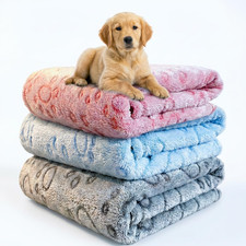 Dog Blankets for Dogs, 3 Pack Dog Blanket Washable 23" X 16", Fuzzy Soft Pet Mat