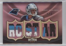 2010 Topps Triple Threads Relics Ruby 1/3 Jimmy Clausen #TTR-7 0tw4