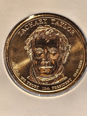 2009-P Zachary Taylor Presidential Dollar Brilliant Uncirculated US Mint Coin!