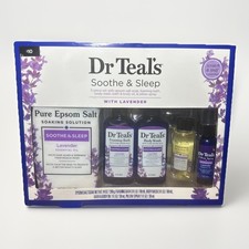Dr. Teals Soothe and Sleep 5 Piece Set with Lavender  BONUS GIFT : B12