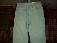 ZARA GIRLS MINT GREEN JEANS PANTS SIZE 4YEARS CASUAL SCHOOL PLAY STRETCH NEW