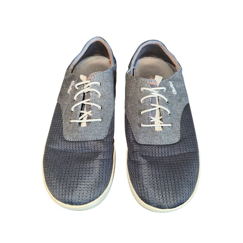 OluKai Nohea Moku Men's Shoes Grey Textile Slip On Sneakers US M7 EUR 40