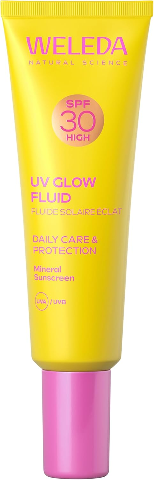 WELEDA UV Fluid Glow SPF 30 - Fluido Solare Con Fattore Di Protezione Solare 30