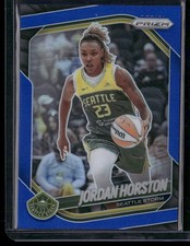 2025 Panini Prizm WNBA #37 Jordan Horston Blue Prizms #/199