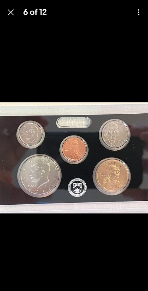 2017 S 225th Anniversary Enhanced 10-Coin Set with a die chip error! - Image 4 of 4