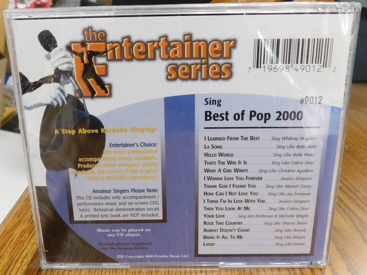 Karaoke CD+G - Sing Best of Pop 2000 - Priddis Pro Sound 9012
