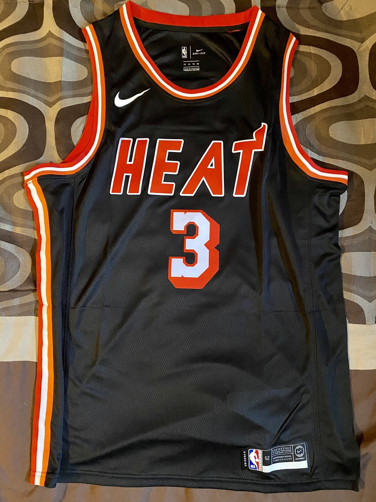 dwyane wade nike miami heat vice uniform city edition swingman jersey