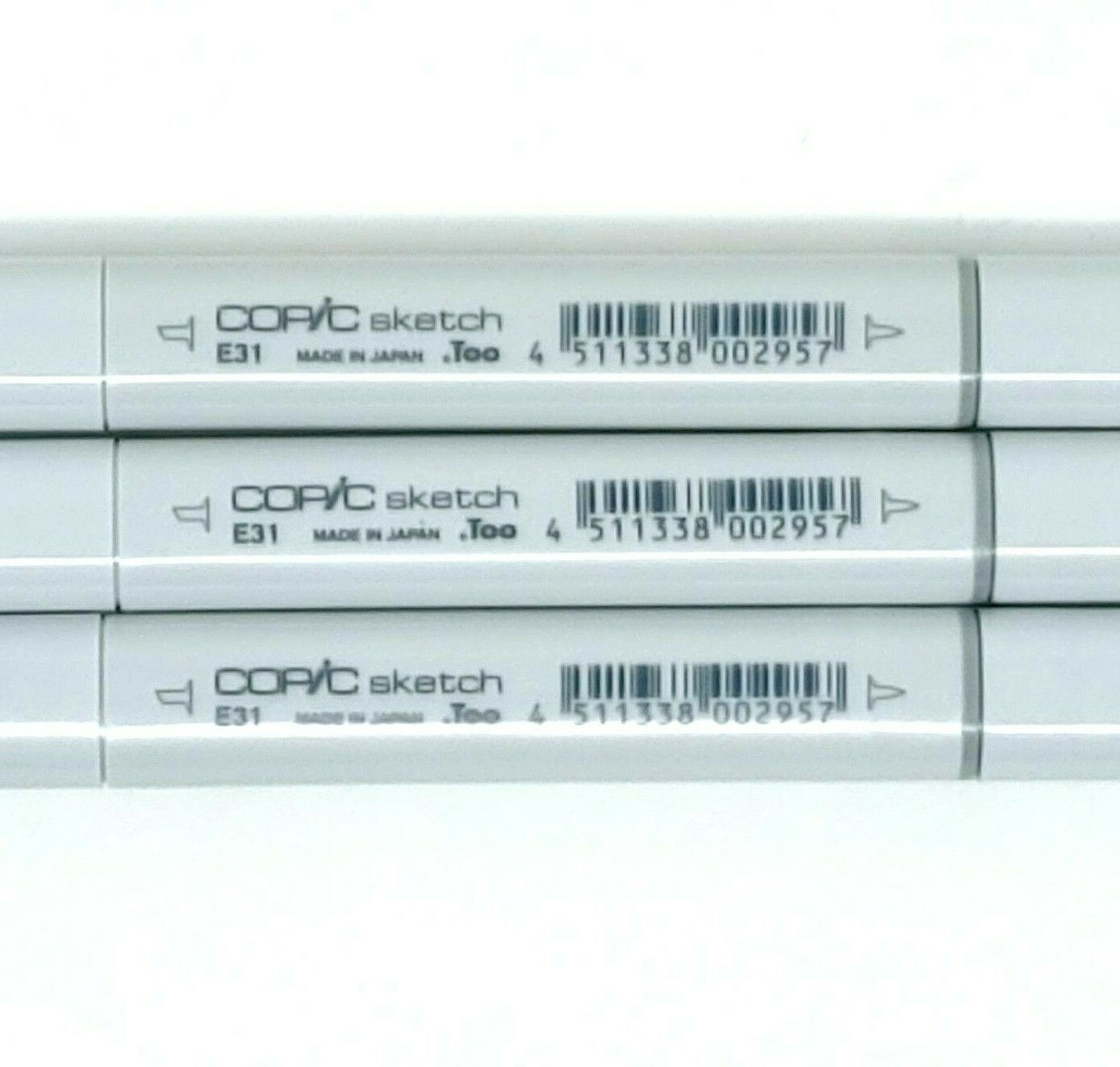 Copic Sketch E31 Brick Beige 3 Pack Markers with Medium Broad & Super Brush ends