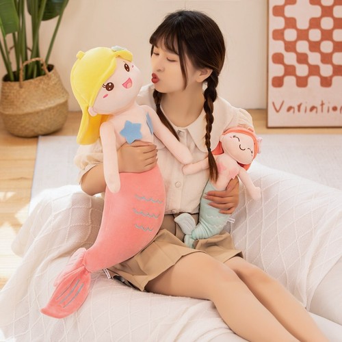 Enchanting Mermaid Plush Toys - Soft & Cuddly Stuffed Dolls for Girls - Picture 16 of 24
