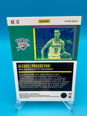 2020-21 Panini Flux - Freshman Year Aleksej Pokusevski #18