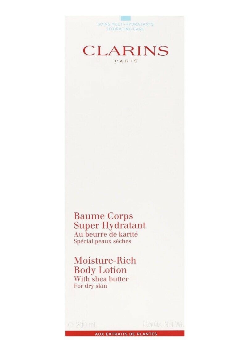 Clarins Moisture Rich Body Lotion with Shea Butter Dry Skin 200 ml / 6.