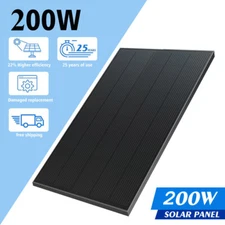 200W Watt 12V Mono Solar Panel Charging Battery Power RV Home Boat Camp Off-Grid