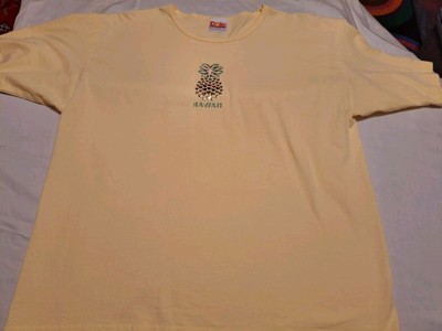 Vintage DOLE PLANTATION  JEWELED PINEAPPLE, Xl 100% Cotton