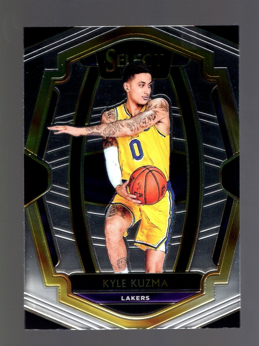 2018-19 SELECT PREMIER LEVEL #190 KYLE KUZMA QTY LOS ANGELES LAKERS