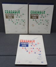 SPT Select Brand LOT VTG Erasable Typewriter Paper No 428 + 432 90 Sheet 8.5x11 thumbnail