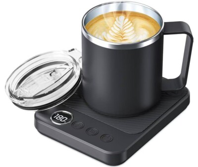 Coffee Mug Warmer & Mug Set For Desk Electric 36w Coffee Cup Warmer With Auto Sh
