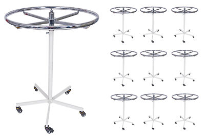 10x Rundständer Ringständer Kleiderständer Rollständer Ladeneinrichtung Ø 85 cm