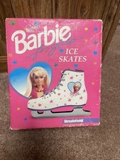 Barbie ice skates sz 10 y2k 1994 Double Bladed Girls Original Box RARE