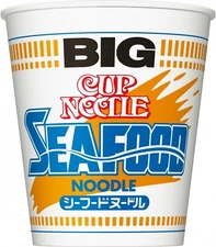 NISSIN CUP NOODLE Seafood Ramen BIG Salt Pork Instant Soup Food Japanese 104g