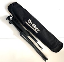 On-Stage Compact Folding Music Stand Black SM7122BB With Bag, Clean  Mint