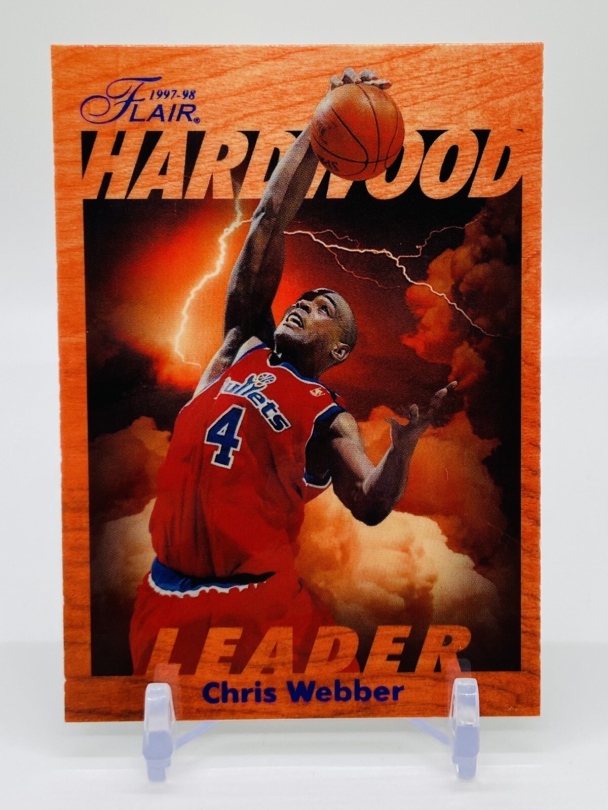 1997-98 Fleer Flair #29 Chris Webber Hardwood Leaders Insert #29