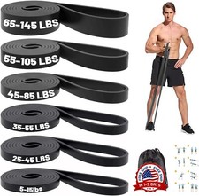 Bandas Elasticas De Resistencia Set Para Ejercicio Entrenamiento Estirar Fitness