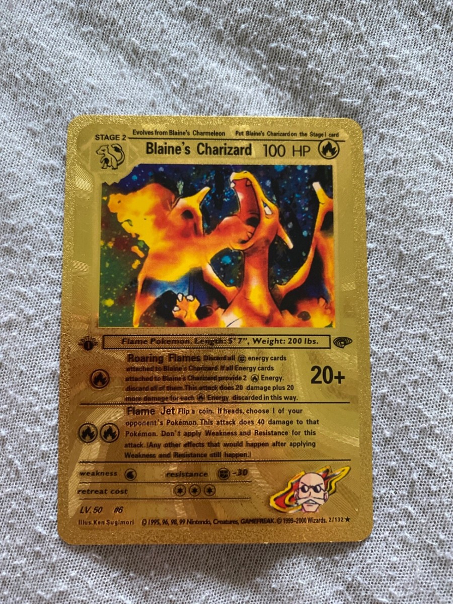 karta Blaine's Charizard 100 HP | eBay