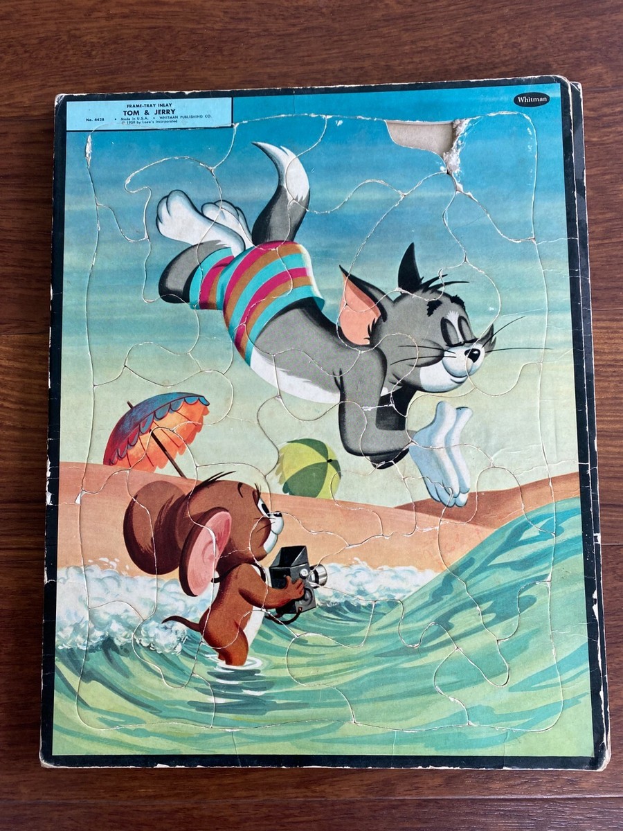 1959 Tom & Jerry Frame Tray Puzzle #4428 | eBay