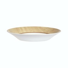 Luminarc Alpaga 18 piece Opal Glass Dinner Set Wood Design Dinnerware Tableware