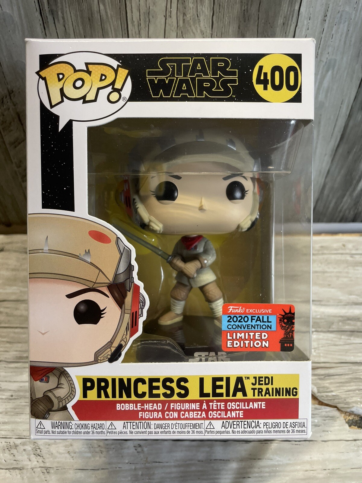 En Oferta Funko Pop! Star Wars - Princesa Leia (2020 Nycc) #400 Con Protector Suave A2
