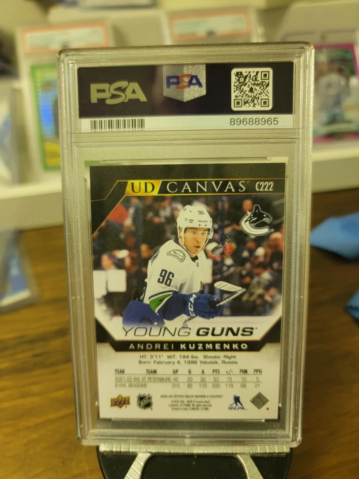 Andrei Kuzmenko UD Canvas-Black & White Psa10 - Image 2 of 2