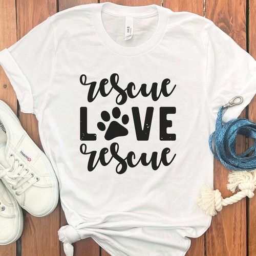 RESCUE LOVE T-SHIRT - Picture 29 of 49