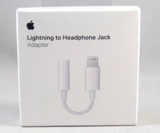 Apple Lightning to 3.5 mm Headphone Jack Adapter Original OEM iPhone 8+ X 11 12