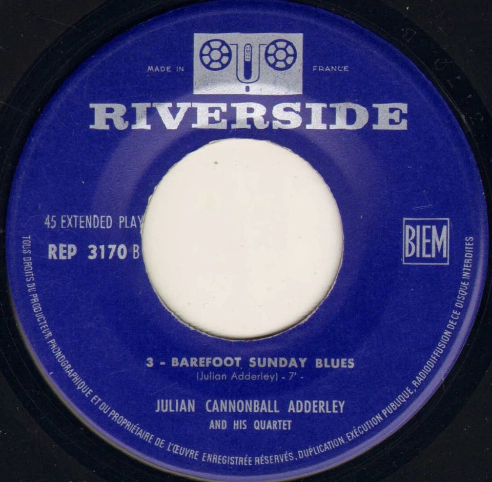 CANNONBALL ADDERLEY "AFRICAN WALTZ" JAZZ EP 1961 RIVERSIDE 3170 - Photo 4/4