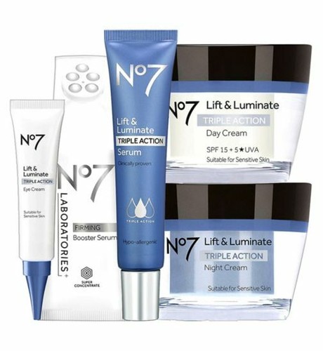 Boots No7 Lift & Luminate Triple Action Serum 5 x 30ml NEW!!! Boxed - Picture 5 of 8