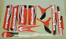 KIT GRAFICA BETA REV 3 KIT DECALCOMANIA KIT ADESIVI TRIAL SET DECALCOMANIA rosso
