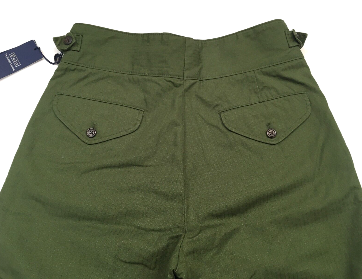 Polo Ralph Lauren 1940s Military Army General Pleated Gurkha Polo Ralph Lauren 1940s Military Army General Pleated Gurkha