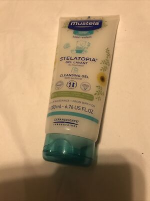 MUSTELA Extremely Dry Skin STELATOPIA Cleansing Gel Sunflower For Baby 6.76 oz